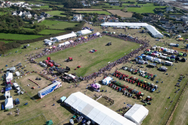 Aerial view of the West Show showground